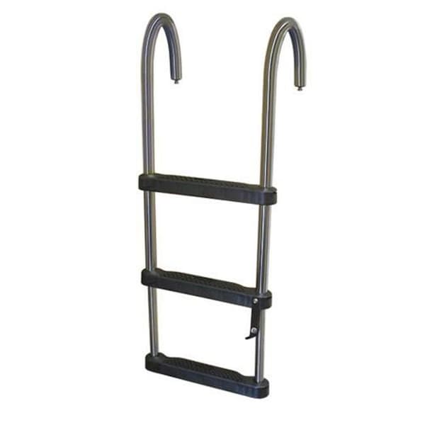 Jif Marine JIF Marine EJZ3 3 Step Removable Telescoping Pontoon Ladder EJZ3 - main